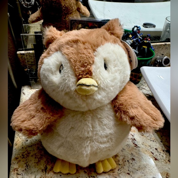Vermont Teddy Bear Cuddle Cub Owl Plushie, Stuffed Animal - Retired & Rare NWT - Picture 1 of 9